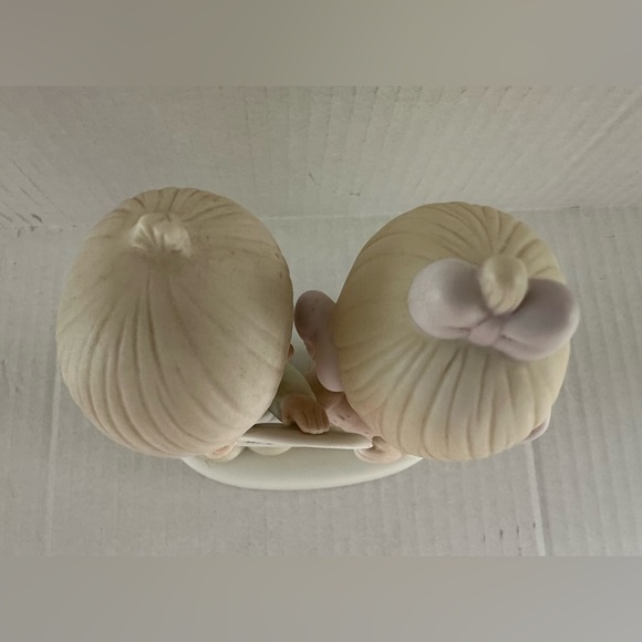 Precious Moments 10th Anniversary Cake Topper - Cream and Pink - Picture 15 of 16